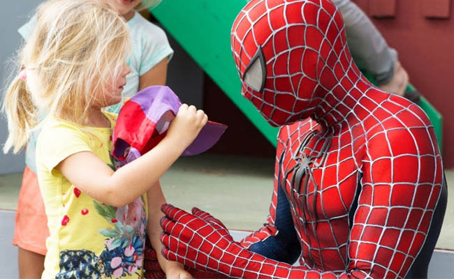spiderman and kids