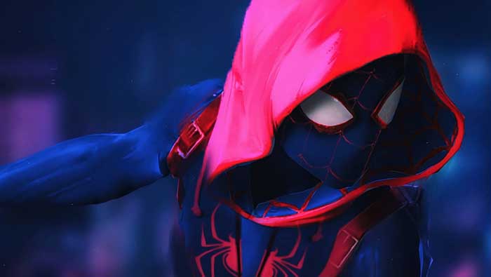 We can also find miles morales in Spiderman across the Spider-Verse